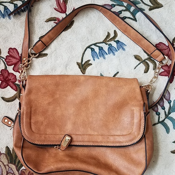 Camel crossbody bag - Picture 1 of 6